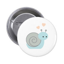 Reizende Schnecke Button