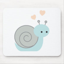 Reizende Schnecke Mousepads
