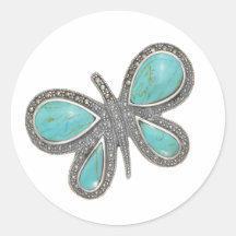 Reizende silberne Schmetterling Hochzeits-Aufklebe