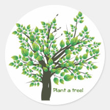 Reizender Frühlingsbaum Stickers