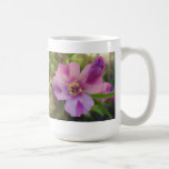 Reizender rosa Clarkia Blumen-Becher Tee Tassen