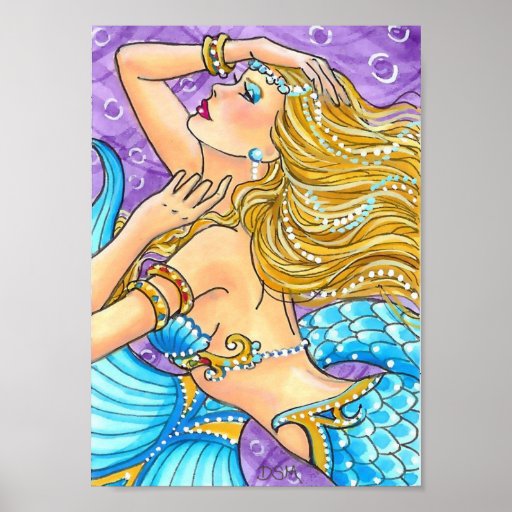 Reizender Schwimmer Posterdruck