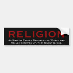 RELIGION AUTOAUFKLEBER