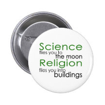 Religion und Wissenschaft Anstecknadel