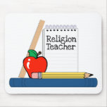 Religions-Lehrer (Notizbuch) Mauspad