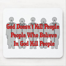 Religiöses Crazies Mousepads
