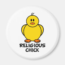 Religiöses Küken Kühlschrankmagnet