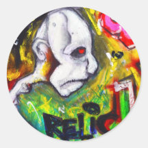 Relikt-Aufkleber