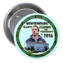 Remsenburg will Cuomo Präsidenten im Jahre 2016 Buttons
