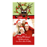 Ren-Familie Chirstmas Foto-Karte Fotokarten