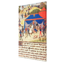 Renaudde Montauban und Karl der Große Galerie Faltleinwand