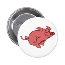 rennendes Schwein running pig Buttons