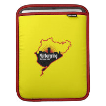 Rennstrecke Nurburgring Nordschleife, Deutschland iPad Sleeve