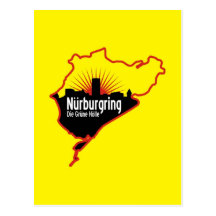 Rennstrecke Nurburgring Nordschleife, Deutschland Postkarten