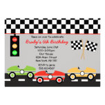 Rennwagen Racecar Brithday Jungen-Geburtstags-Einl