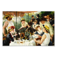 Renoir Mittagessen des Bootfahrt-Party-Foto-Drucke