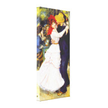 Renoir Tanz am Bougival Leinwand-Druck Leinwanddruck
