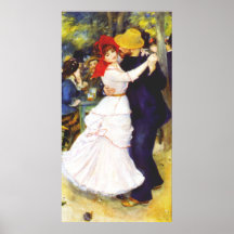 Renoir Tanz an Bougival Plakat