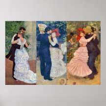 Renoir - Tanz in der Stadt, im Land und im Bougiva Poster