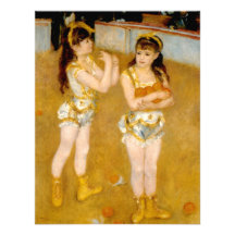 Renoirs Akrobaten beim Cirque Fernando (1879) Einladung