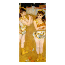 Renoirs Akrobaten beim Cirque Fernando (1879) Bedruckte Werbekarte