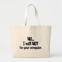 Repariert NICHT Ihren Computer Einkaufstasche