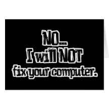 Repariert NICHT Ihren Computer Grußkarte