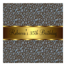 Reptil-Druck-35. elegantes Geburtstags-Party Individuelle Einladung
