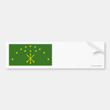 Republik von Adygea Flagge Auto Aufkleber
