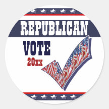 Republikanischer Abstimmung Präsident 20xx FERTIGE Sticker