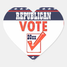 Republikanischer Abstimmung Präsident 20xx FERTIGE Stickers