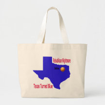 Republikanischer Albtraum Texas dreht Blau Leinentaschen