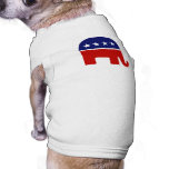 Republikanischer Elefant des Elefant-/GOP Haustiershirts