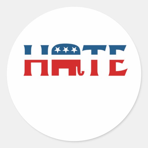 Republikanischer Hass Sticker