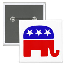 Republikanisches Logo Anstecknadel
