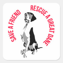 Rescue a Great Dane Aufkleber