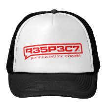 RESPEKT Hut des Verfolgers R35P3C7 Trucker Caps