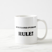 Retikulierte Pythonschlange-Regel Kaffee Tasse