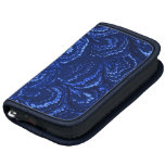 Retro abstrakter Wirbels-Saphir-blauer Tagesplaner