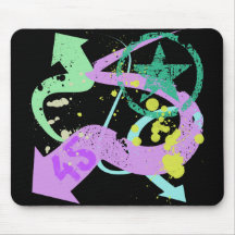 RETRO ABSTRAKTES MOUSEPADS