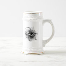 Retro Atombraut - Schwarzes u. Weiß Tee Tasse