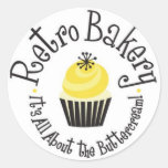 Retro Bäckerei-Aufkleber!