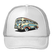 Retro Bus-Autobus Retrokultkappen