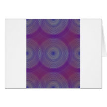 Retro Design Violet und Purpur Psychedelisch 60er Grußkarten