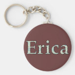 Retro Druck-Name KRW Keychain - Heidekraut Schlüsselanhänger