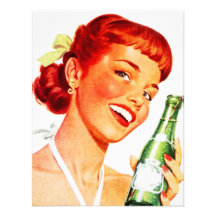 Retro Einladung KANADA-TAGParty TROCKENER SODA-POP