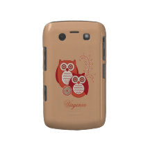 Retro Eulen-BlackBerry-mutige Case-Mate kaum dort Blackberry Case