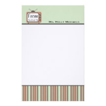 Retro FernsehSet-Briefpapier Büropapier