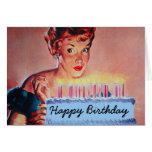 Retro Fünfzigerjahre Geburtstag Karten