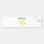 Retro Fußballt-shirt Brasiliens Autoaufkleber